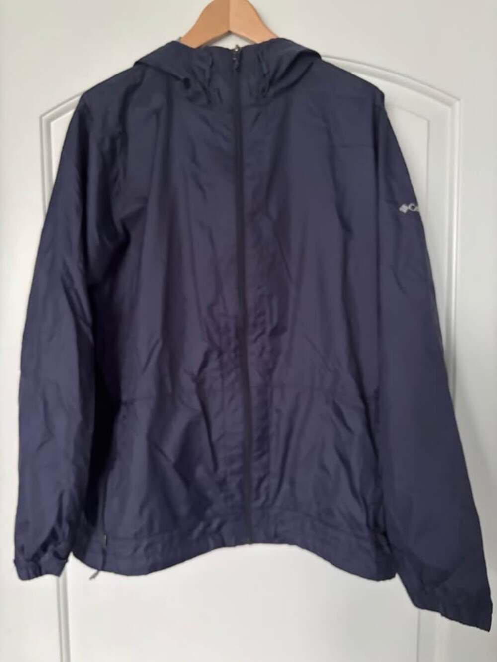 Columbia Watertight II Rain Jacket Womens 1X Plus Size Collegiate Navy Waterproo